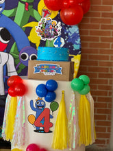 Cargar imagen en el visor de la galería, Decoración cumpleaños Rainbowfriends