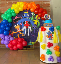 Cargar imagen en el visor de la galería, Decoración cumpleaños Rainbowfriends