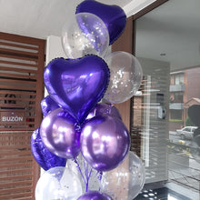 Cargar imagen en el visor de la galería, Set 14 globos metalizados