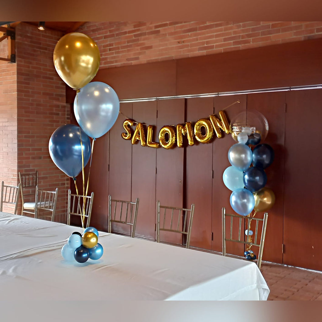 Decoración primera comunión personalizable